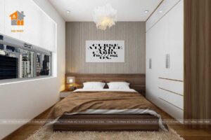Nội thất phòng ngủ chung cư An Bình tòa B1 căn 06-1