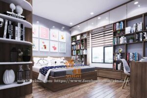 Nội thất phòng ngủ chung cư CT3A Mễ Trì Thượng-1