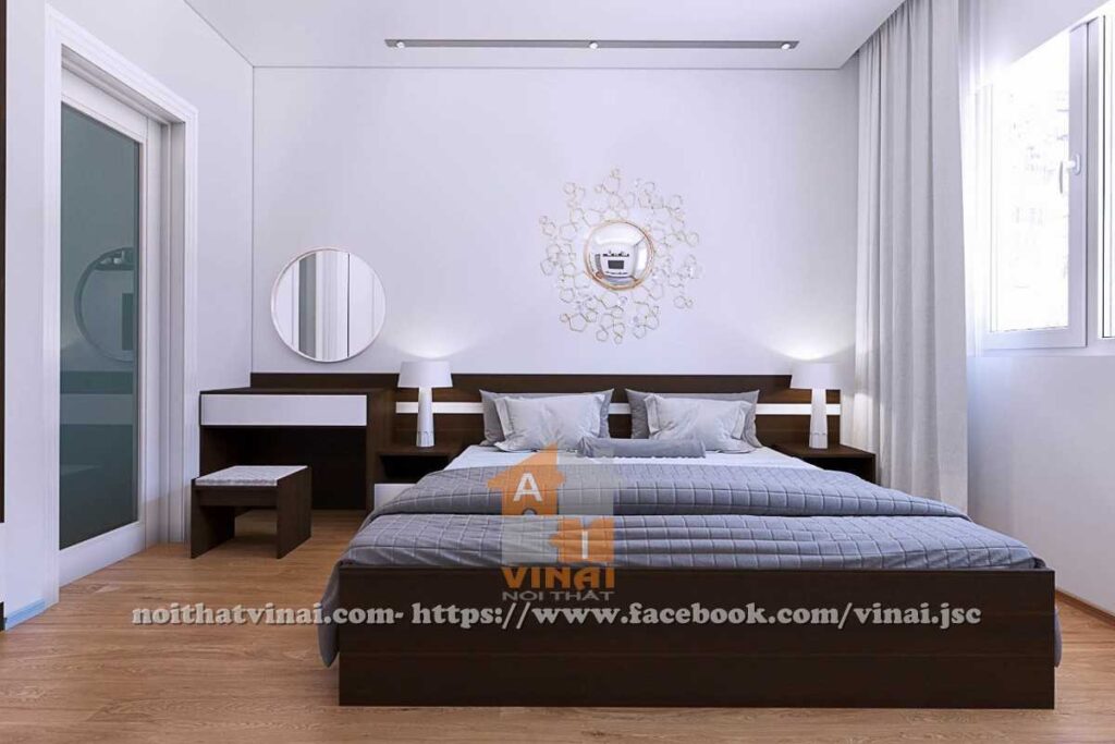 Nội thất phòng ngủ chung cư Gamuda căn 3 ngủ-1