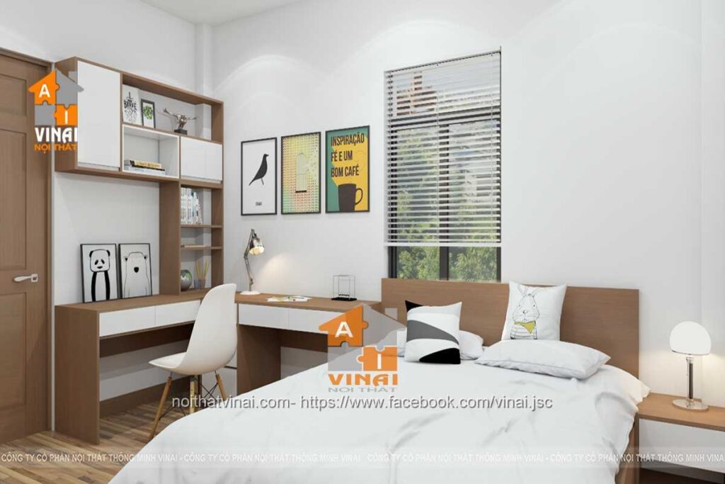Nội thất phòng ngủ chung cư HH1 Đồng Nguyên- Từ Sơn-1