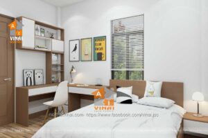 Nội thất phòng ngủ chung cư HH1 Đồng Nguyên- Từ Sơn-1