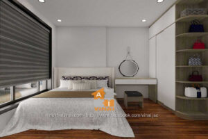 Nội thất phòng ngủ chung cư VCI căn B1813-1