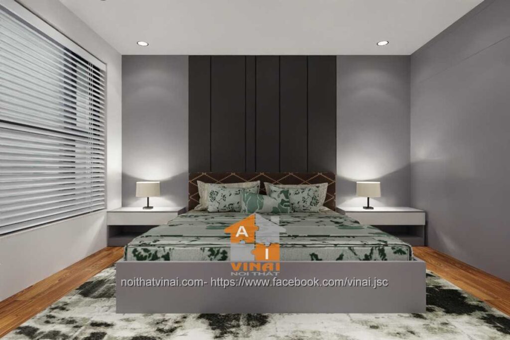 Nội thất phòng ngủ master chung cư VCI căn ghép 5+6 tòa B-1