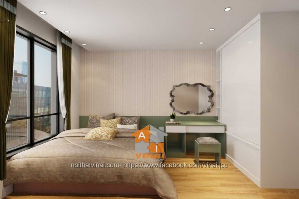 Nội thất phòng ngủ chung cư Vinhomes Smart City Tây Mỗ