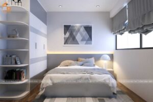 Nội thất phòng ngủ chung cư VP4 Linh Đàm căn 9024PN-1