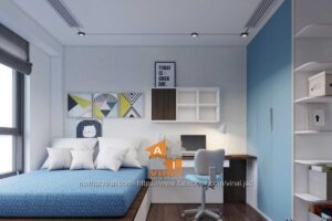 Nội thất phòng ngủ con gái chung cư Imperial Plaza 360 Giải Phóng-IP2-901-1