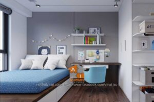 Nội thất phòng ngủ con trai chung cư Imperial Plaza 360 Giải Phóng-IP2-901-1