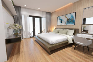 Nội thất phòng ngủ master biệt thự nhà vườn tại Bá Hiến- Bình Xuyên-1