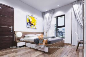 Nội thất phòng ngủ master chung cư CT3A Mễ Trì Thượng-1