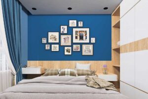 Nội thất phòng ngủ master chung cư Dcapital tòa C7 căn 3 ngủ