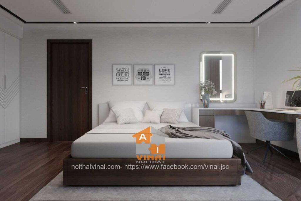 Nội thất phòng ngủ master chung cư Imperial Plaza 360 Giải Phóng-IP2-901-1