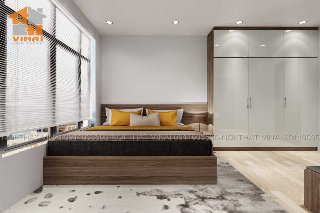 Nội thất phòng ngủ master chung cư La Fortuna căn 05-3PN-1