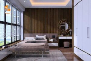 Nội thất phòng ngủ master chung cư Sun Square Mỹ Đình căn 26A6-1