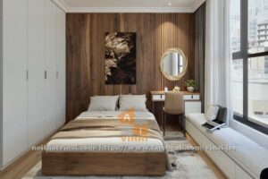 Nội thất phòng ngủ master chung cư Sunshine Riverside Tây Hồ -1