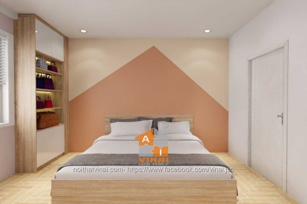 Nội thất phòng ngủ master chung cư Tỉnh Đội Vĩnh Phúc-1