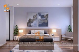 Nội thất phòng ngủ master chung cư Vinaita Tower can 2705-1