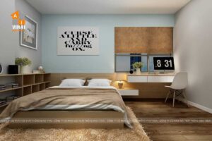 Nội thất phòng ngủ master chung cư Green Park Việt Hưng- Long Biên-1