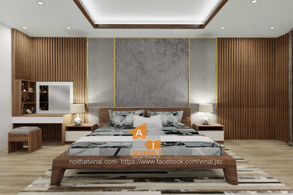 Nội thất phòng ngủ master nhà liền kề Đặng Xá Gia Lâm-1