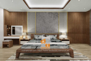 Nội thất phòng ngủ master nhà liền kề Đặng Xá Gia Lâm-1