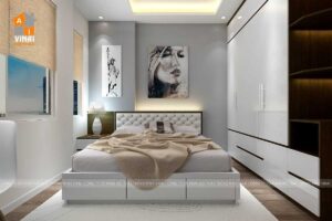 Nội thất phòng ngủ nhà lô Khai Quang- Vĩnh Yên-1