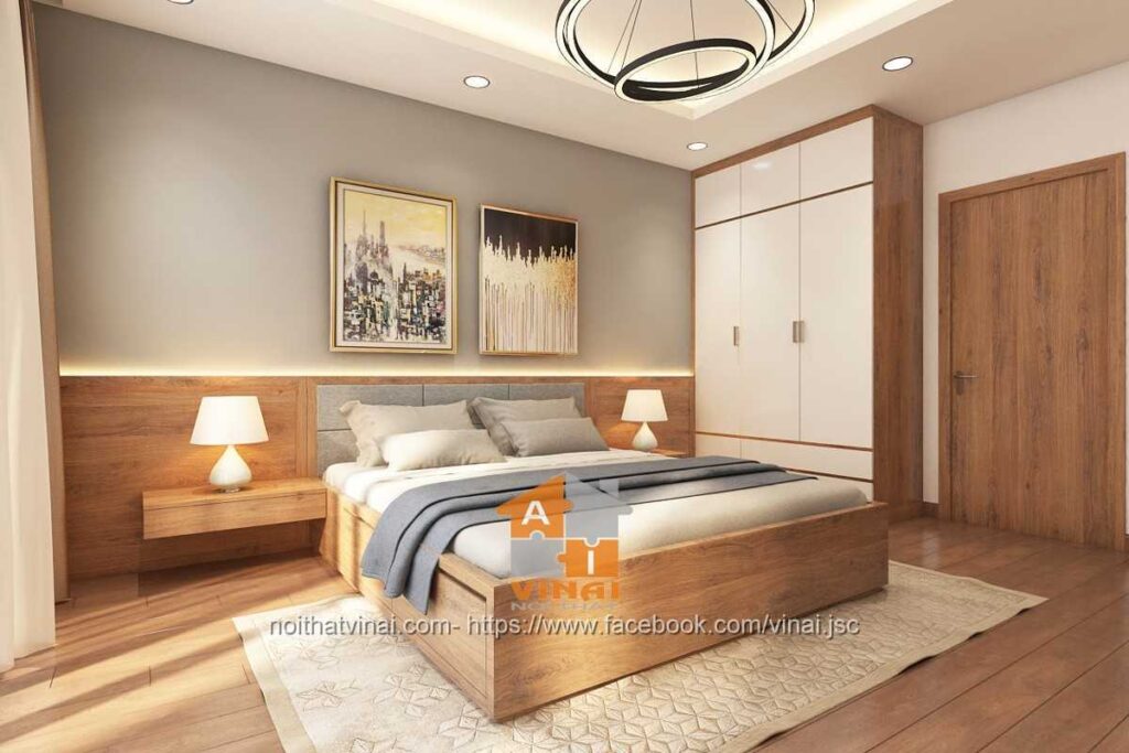 Nội thất phòng ngủ nhà ống 4x13m-1