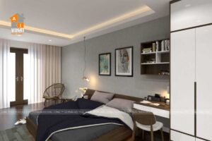 Nội thất phòng ngủ nhà phố 5x20m-2