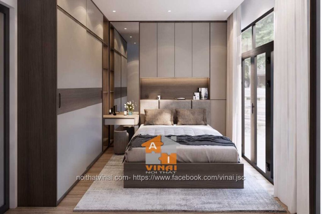 Nội thất phòng ngủ nhà phố phường Liên Bảo- Vĩnh Yên-1