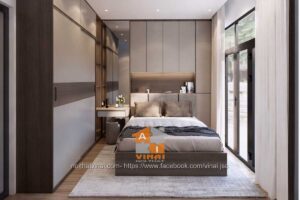 Nội thất phòng ngủ nhà phố phường Liên Bảo- Vĩnh Yên-1