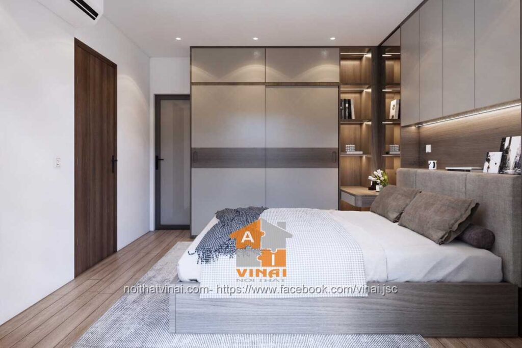 Nội thất phòng ngủ nhà phố phường Liên Bảo- Vĩnh Yên-2