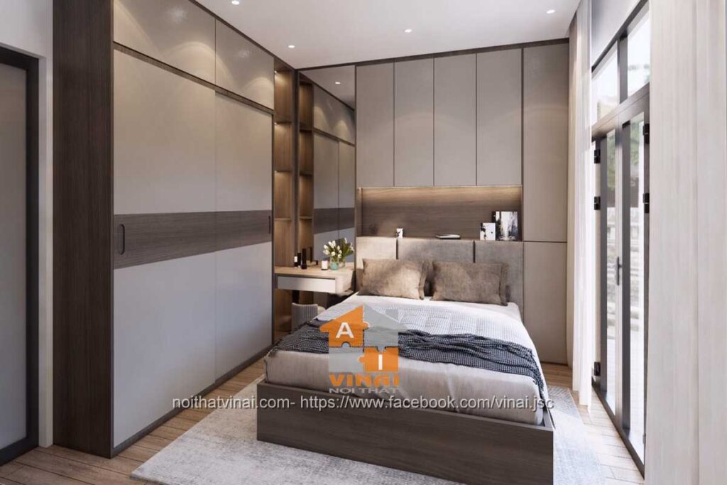 Nội thất phòng ngủ nhà phố phường Liên Bảo- Vĩnh Yên-3