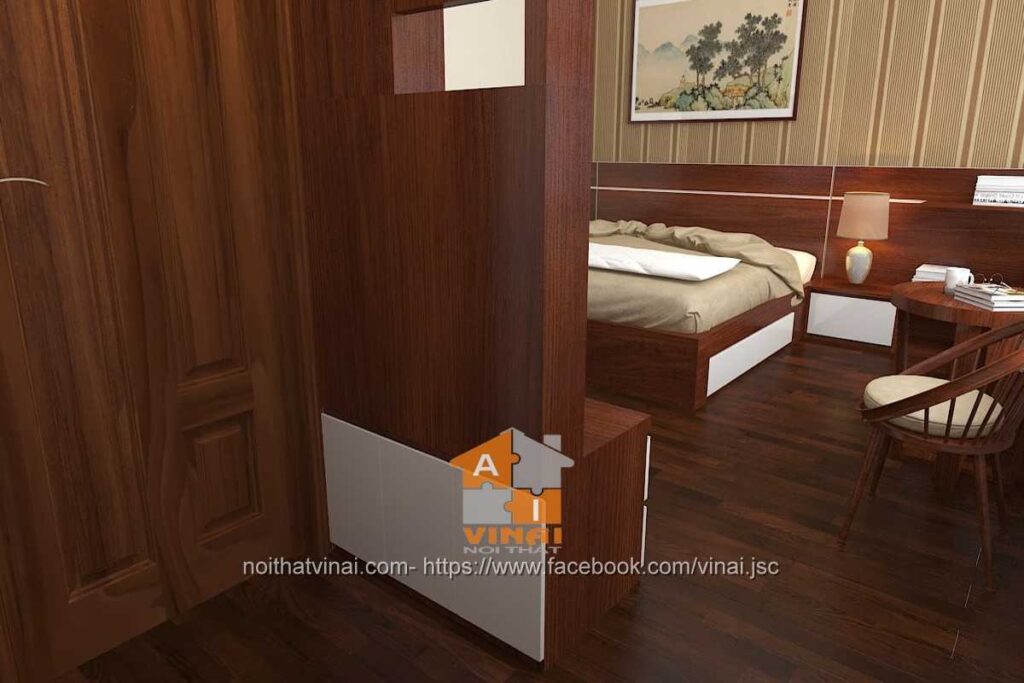 Nội thất phòng ngủ shophouse- Khu Đô Thị mới Xuân Hòa-5
