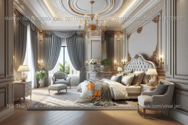 Nội thất phòng ngủ phong cách Luxury 4