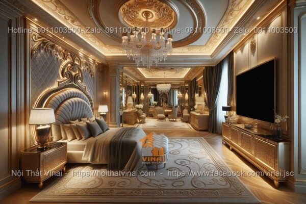 Nội thất phòng ngủ phong cách Luxury 8