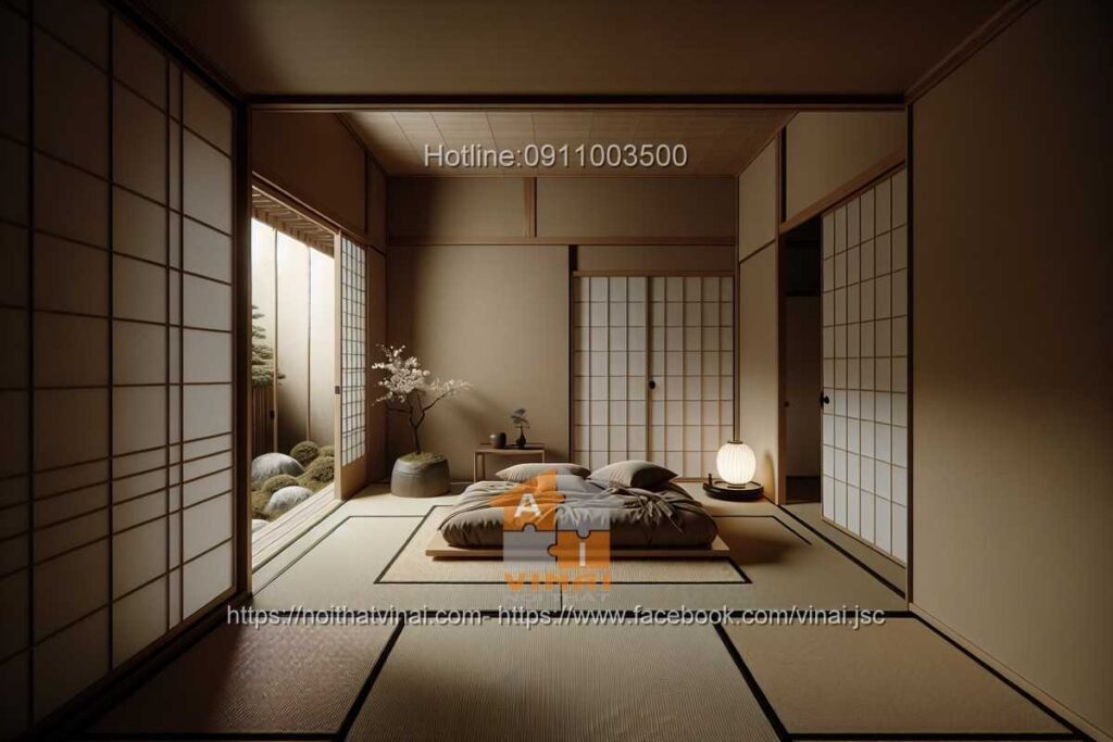 Nội thất phòng ngủ phong cách Nhật Bản -9