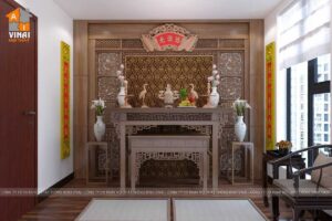 Nội thất phòng thờ chung cư Ecogreen- Nguyễn Xiển-căn 12 tòa CT1-v1