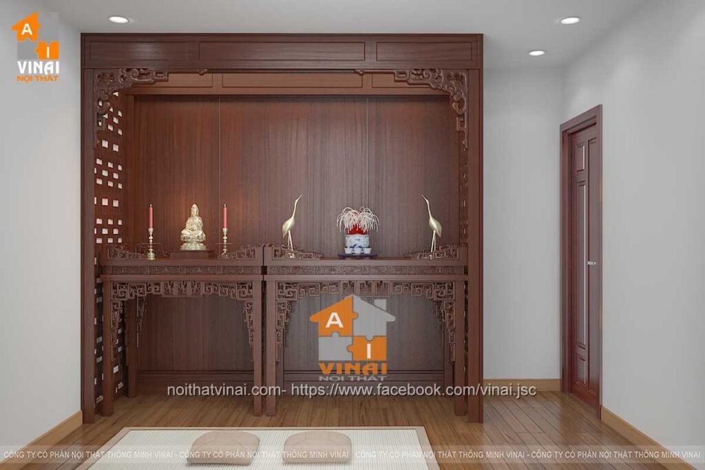 Nội thất phòng thờ shophouse- Khu đô thị mới Phúc Yên