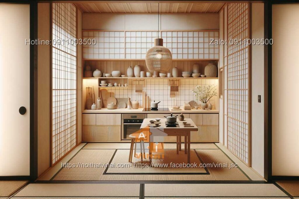 Phòng bếp kiểu Nhật -1