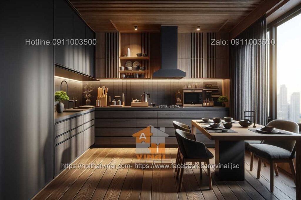 Phòng bếp kiểu Nhật Đẳng Cấp -1