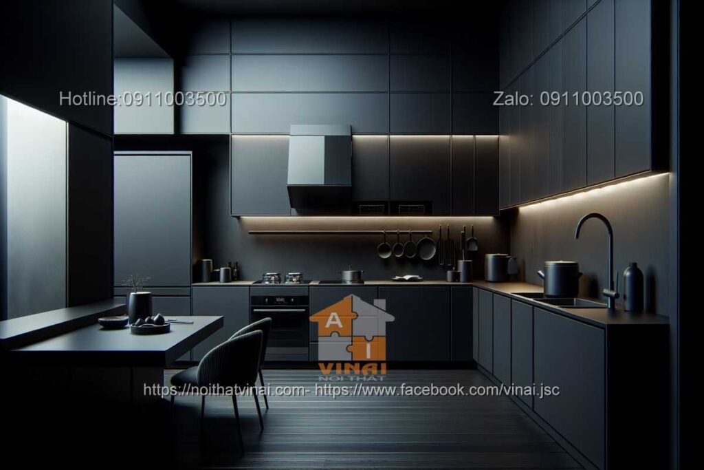 Phòng bếp kiểu Nhật sang trọng -6