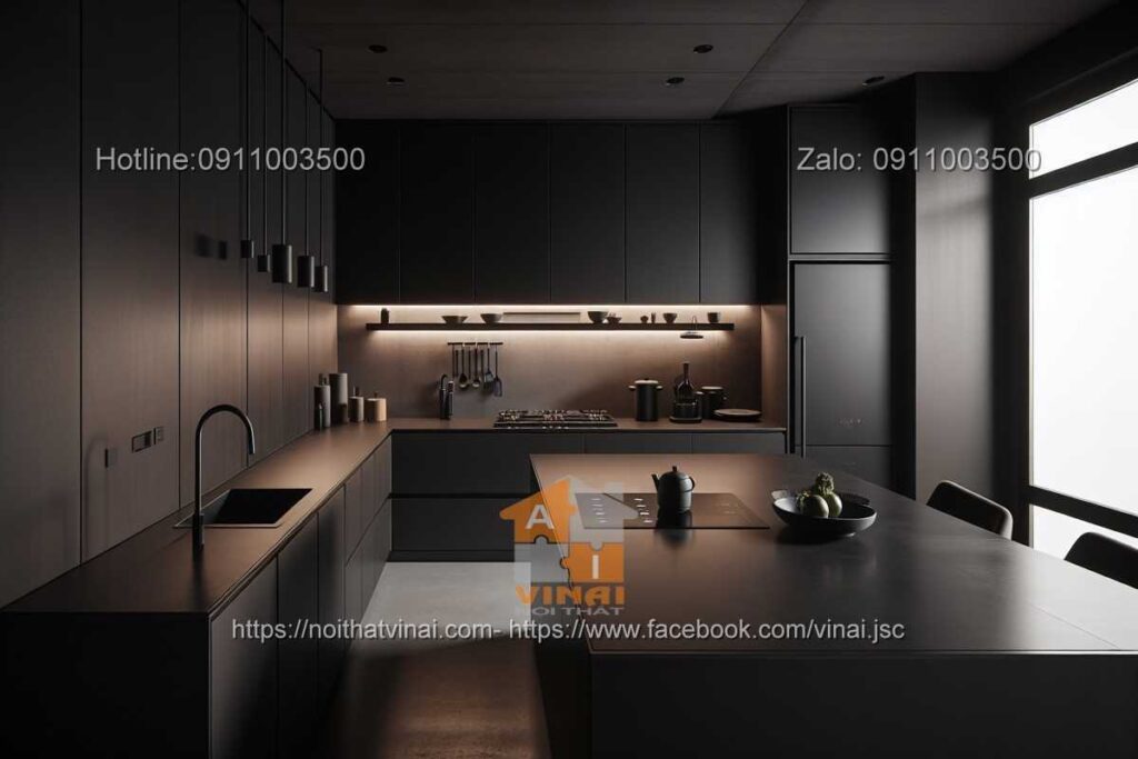 Phòng bếp kiểu Nhật sang trọng -8