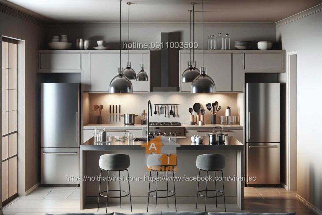 Phòng bếp nhỏ hiện đại