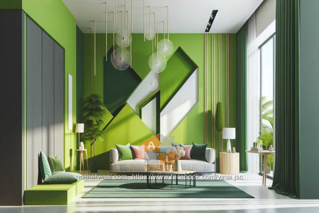 Phong cách thiết kế nội thất xanh