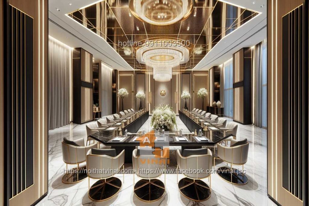 Phòng họp hiện đại sang trọng
