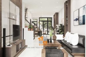 Phòng khách nhà ống 5x17m 1