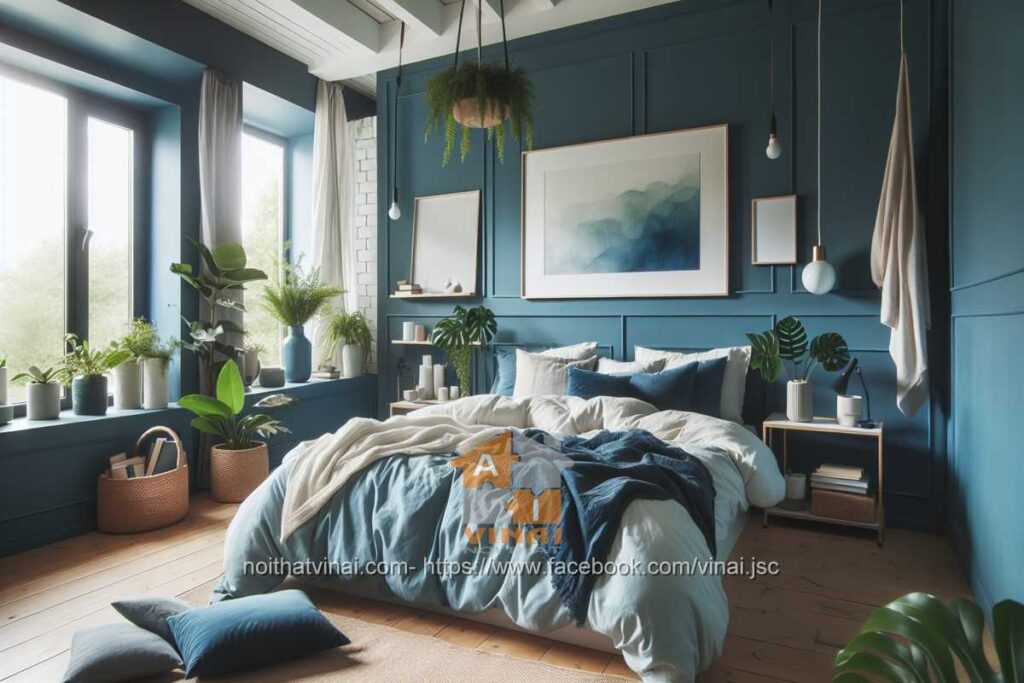 Phòng ngủ xanh