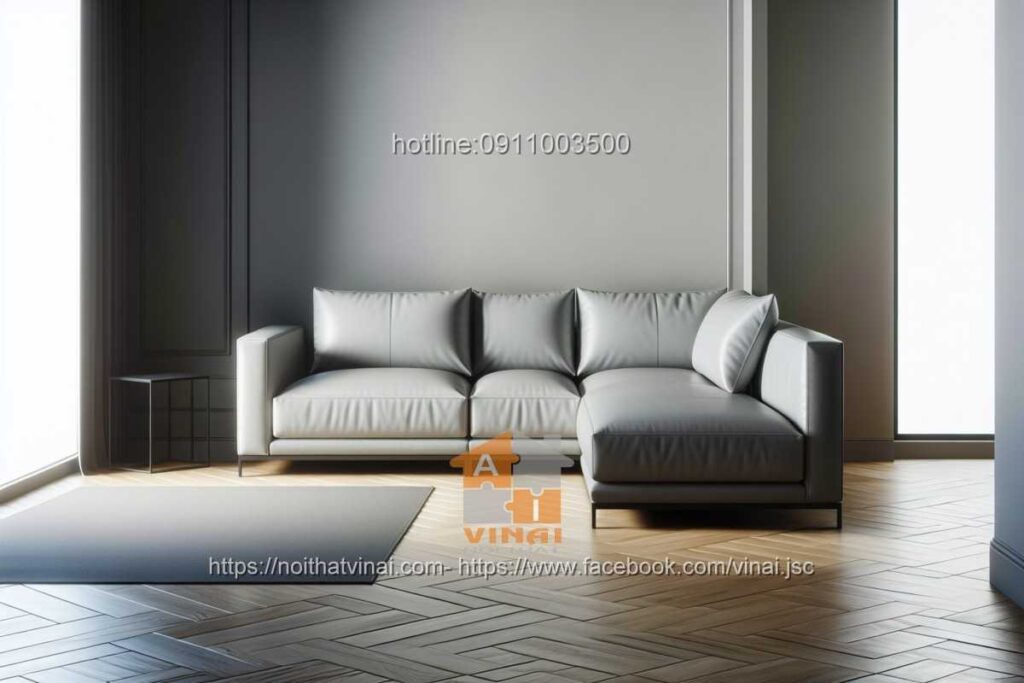 Sofa da chữ L 3