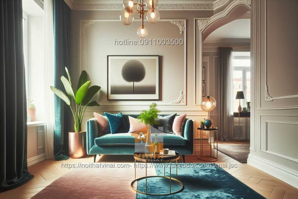 Sofa văng ngắn cho phòng kahchs nhỏ -1