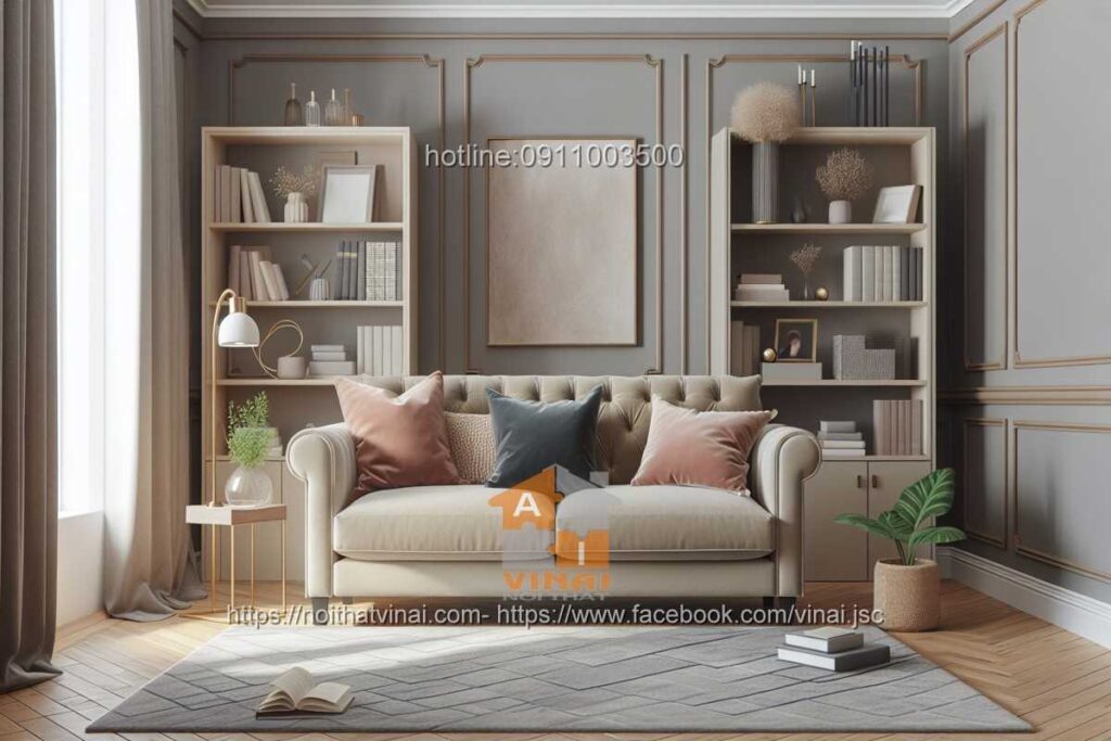 Sofa văng ngắn cho phòng kahchs nhỏ -2