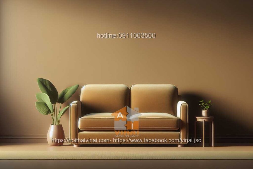 sofa văng nỉ phòng khách nhỏ 5