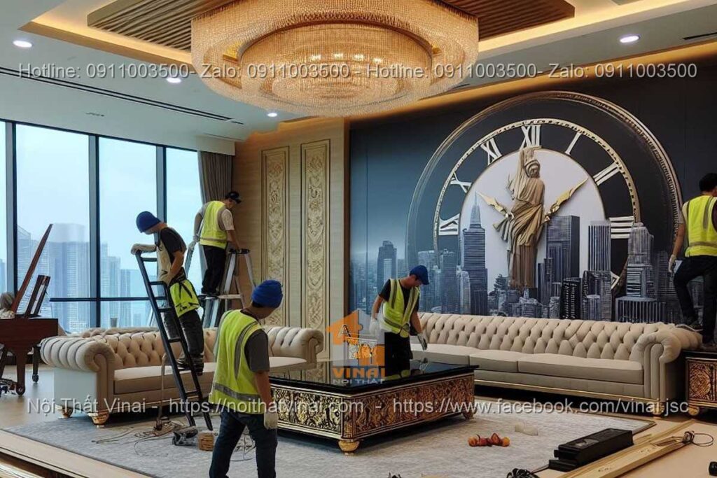 Thi công nội thất văn phòng